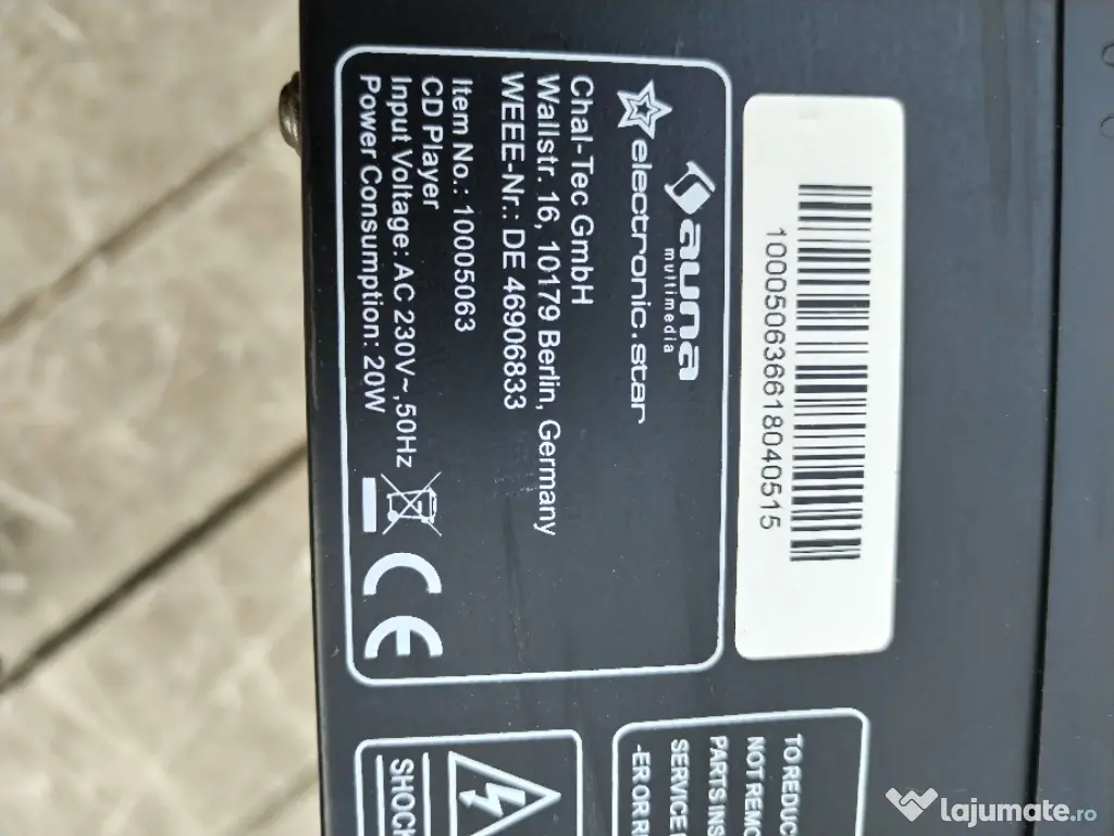 CD player deck Auna reparații 