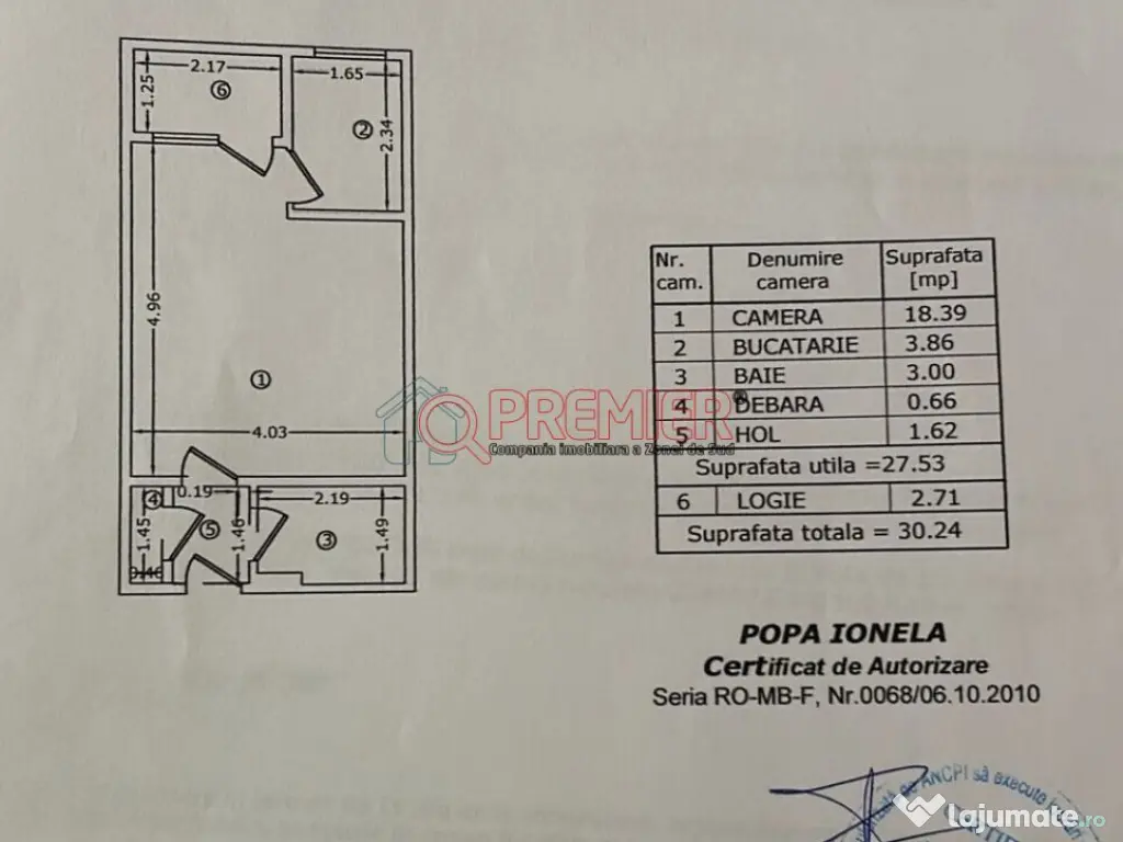Aparatori - Turnu Magurele - Garsoniera renovata mobilata