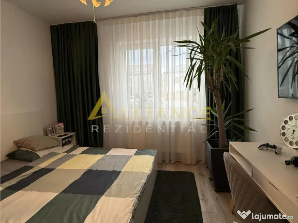 Leordeni-Apartament 2 camere mobilat-utilat 