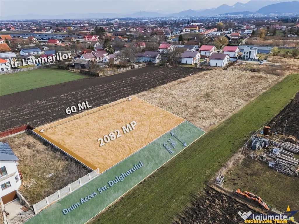 2.082 mp teren intravilan Stupini, zona de case, utilitati i 