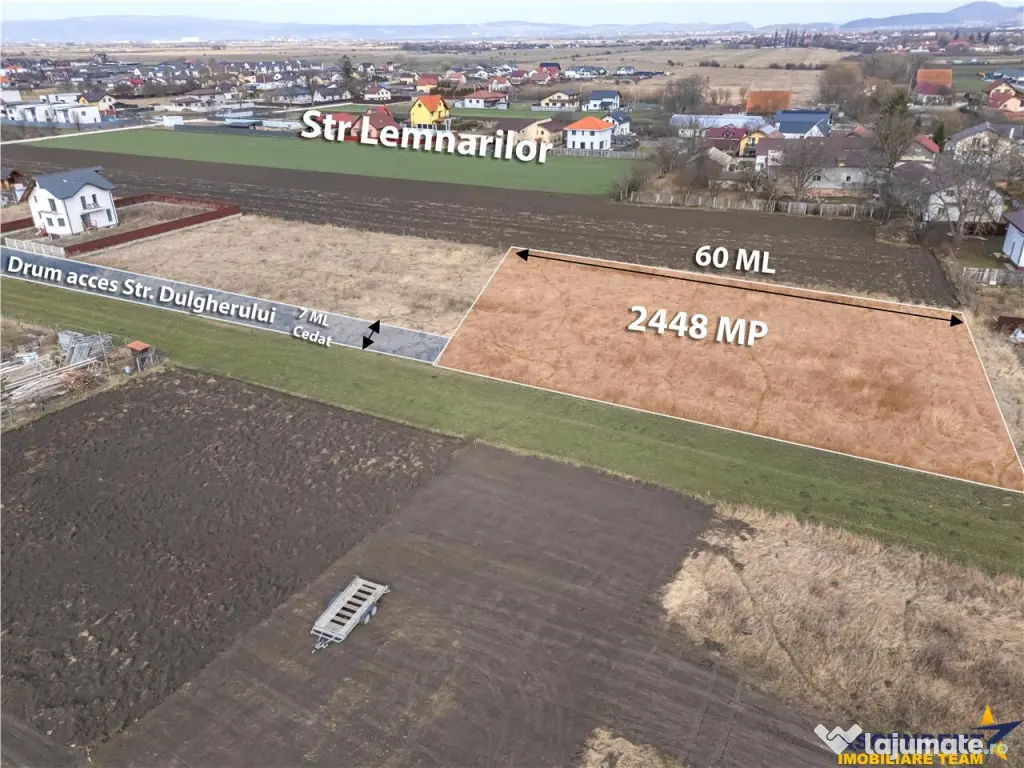 2.082 mp teren intravilan Stupini, zona de case, utilitati i 