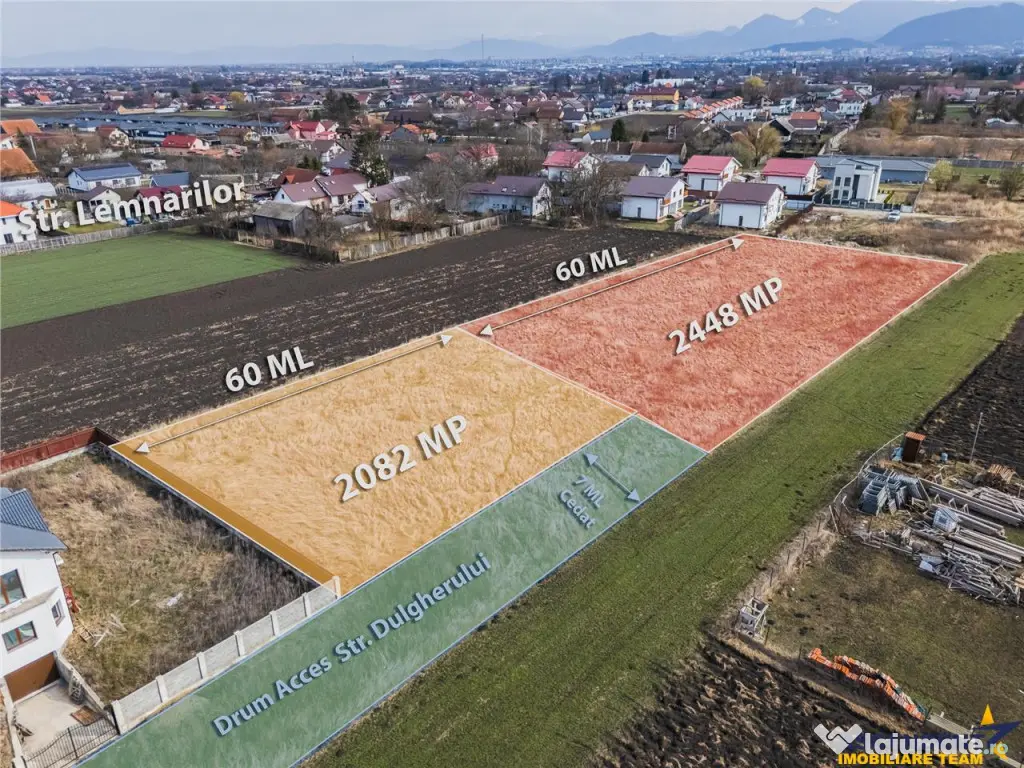 2.082 mp teren intravilan Stupini, zona de case, utilitati i 