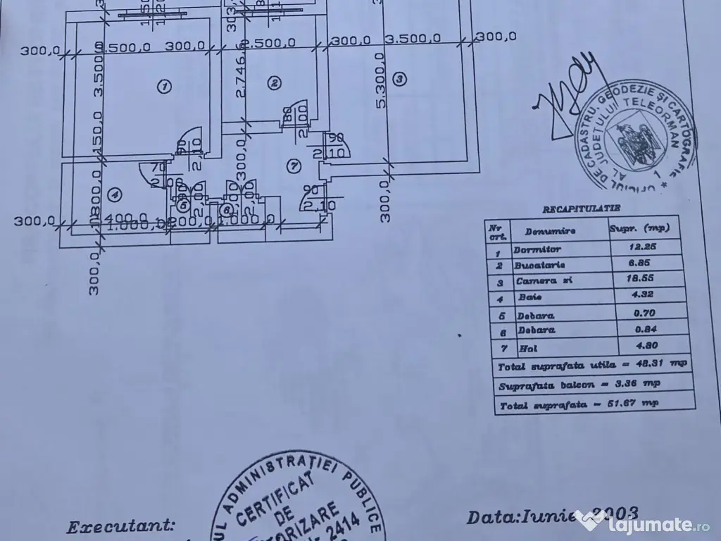 Apartament 2 camere strada Alexandru Ghica intersectie cu str. Bucuresti.