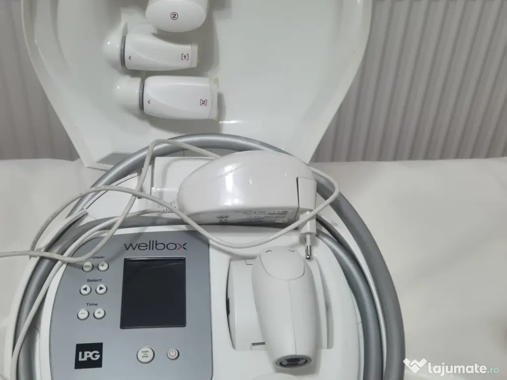 Aparat de masaj vacumatic LPG wellbox cu flapsuri si filtre de rezerva 