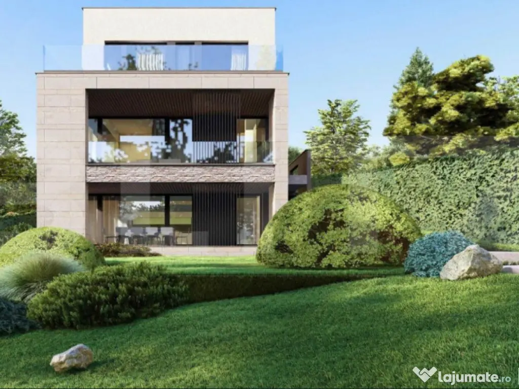 Vila Moderna, 245mp utili, 600mp teren, vedere panoramica-Ca 