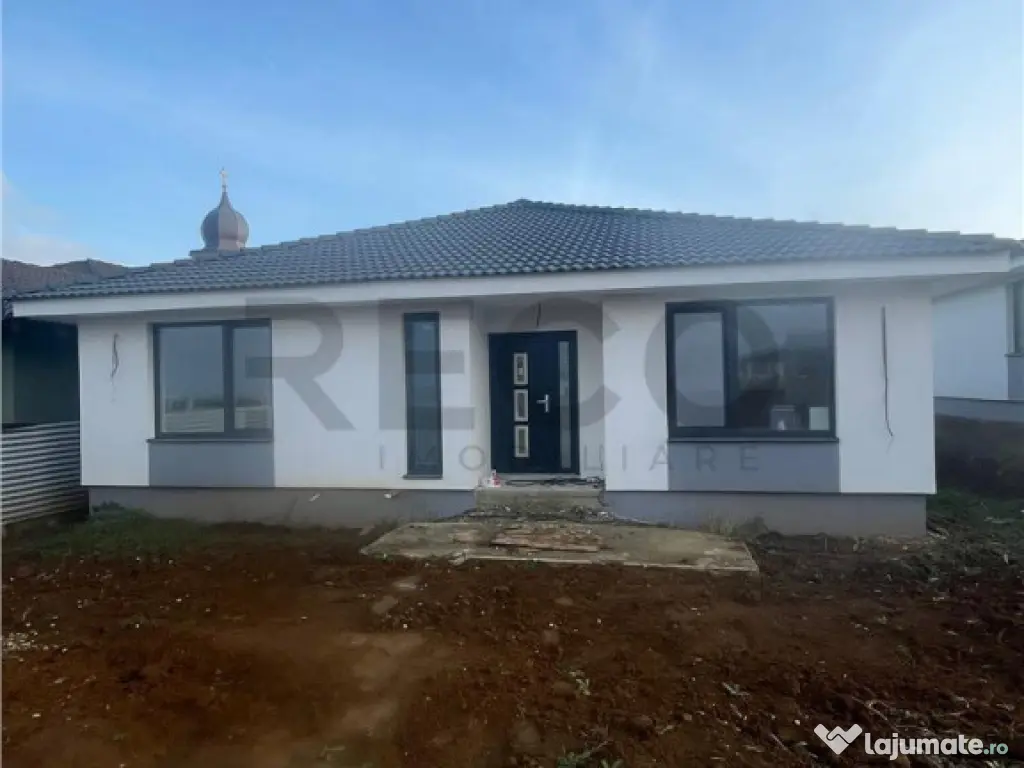 RECO Casa plan parter cu 3 dormitoare-finisata la alb - Pale 