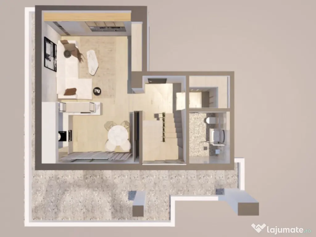 Apartament 4 camere tip duplex, Tomis Nord 