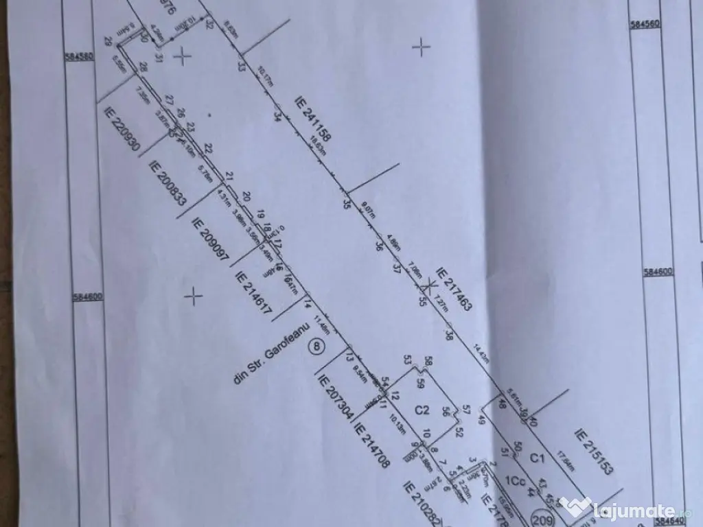 Teren 1553 mp – Oportunitate imobiliară în zonă cu regi