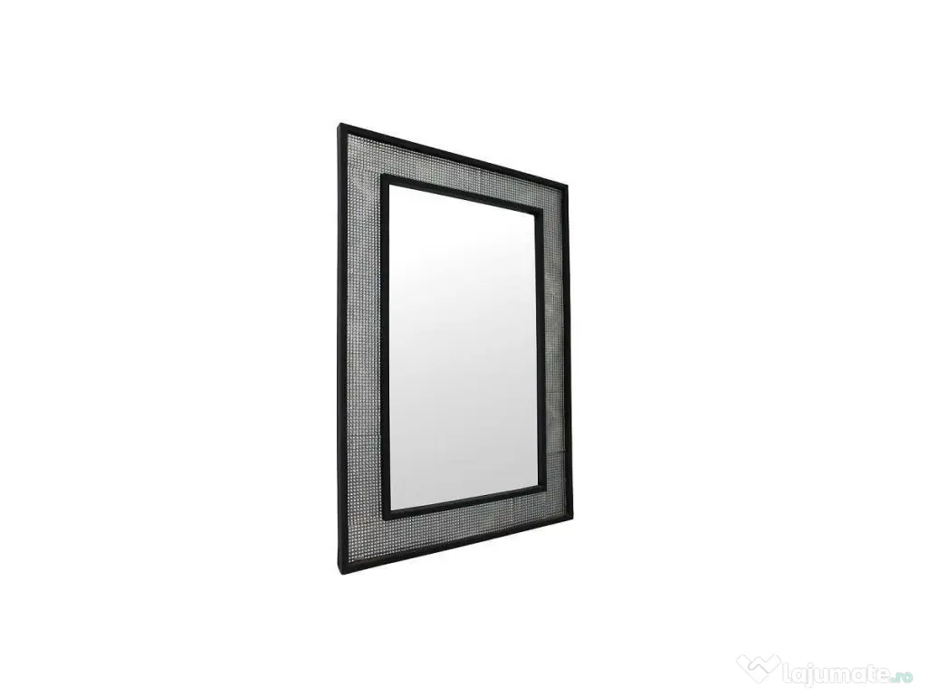 OGLINDA rama neagra -argintiu 