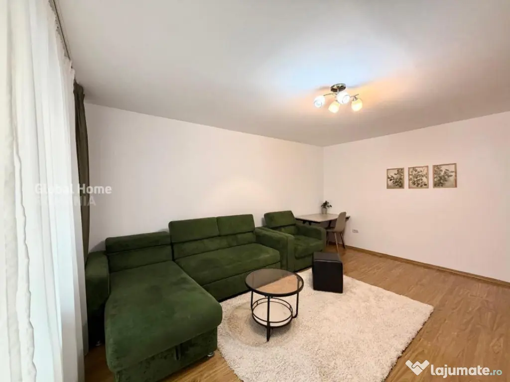 Unirii - Apartament 2 Camere | Centrala Proprie - 2 Locuri 