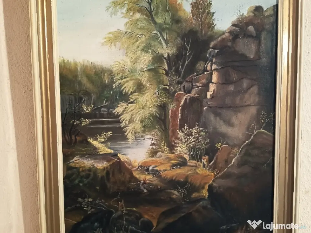 Tablou pictat manual in ulei