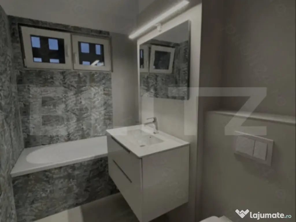 4 camere decomandat, renovat 2025,încălzire în pardoseal? 