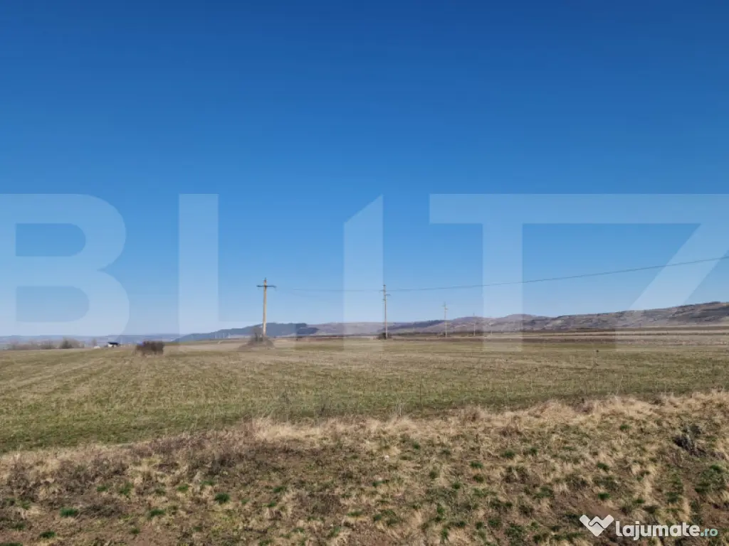 Teren intravilan, 29.000mp, front 102mp, utilitati in zona, 