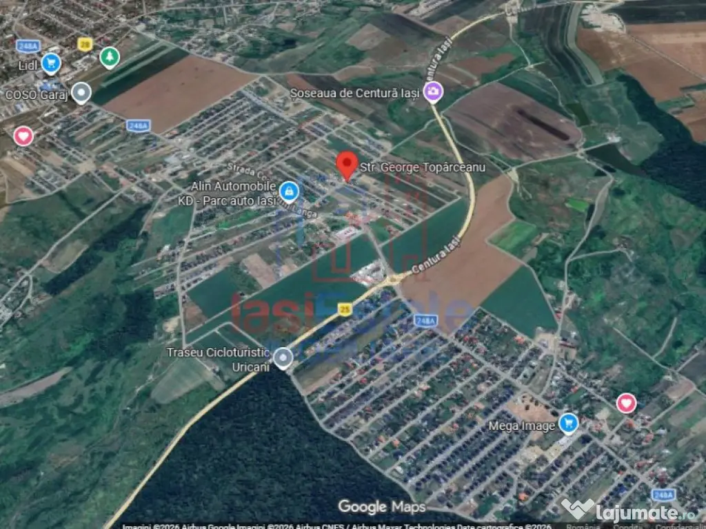 Miroslava str. G. Toparceanu TEREN 459mp intravilan cu toate 