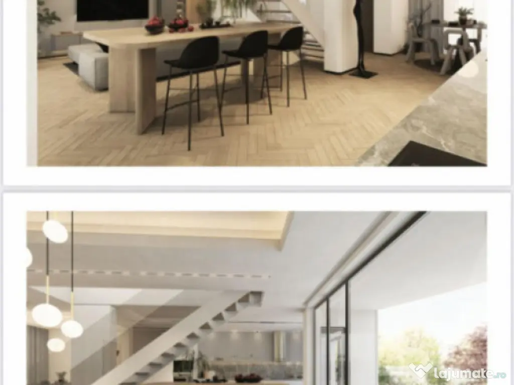 Pipera - Vilă duplex 6 camere și 4 băi