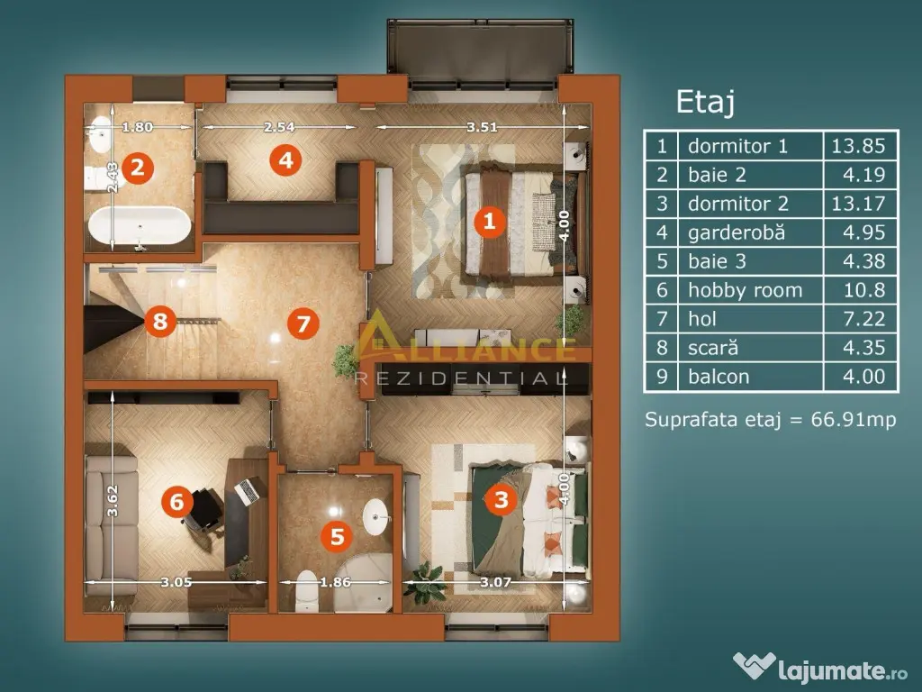 Vila tip duplex de || Popesti Leordeni || aproape de Primar 