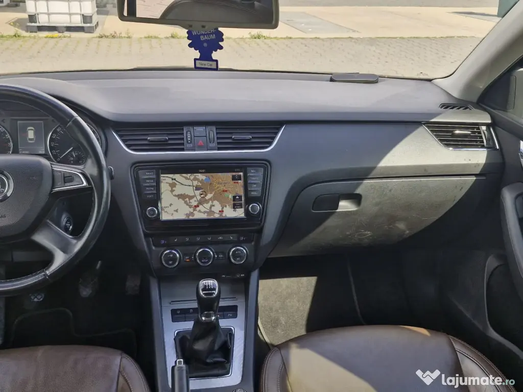 Skoda Octavia 3 Greenline, Piele, navigatie 