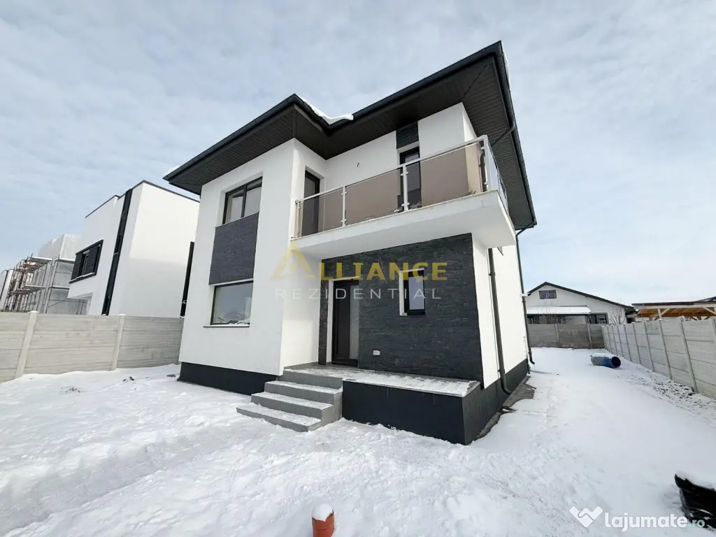 Vila individuala-4 camere-teren 450mp 