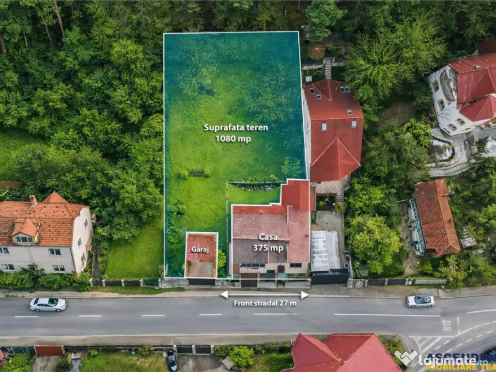 Vila cu potential, 2 garaje, teren 1.080 mp, strada Marasest 