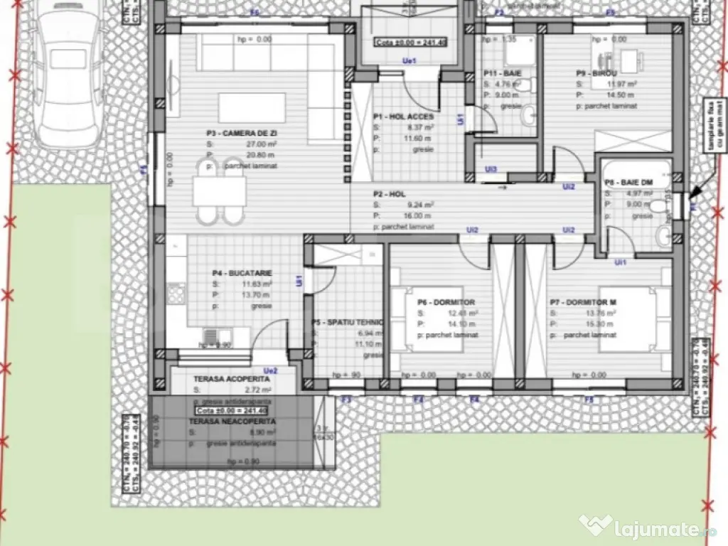 Casă modernă 4 camere, 112 mp utili, teren 374 mp, Miceșt 