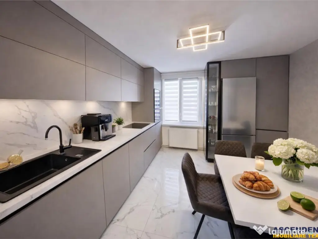 Apartament 2 camere decomandat, luminos, vedere pe 2 parti, 