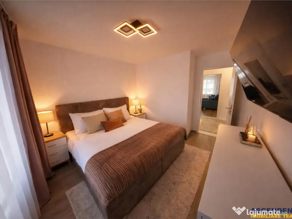 Apartament 2 camere decomandat, luminos, vedere pe 2 parti, 