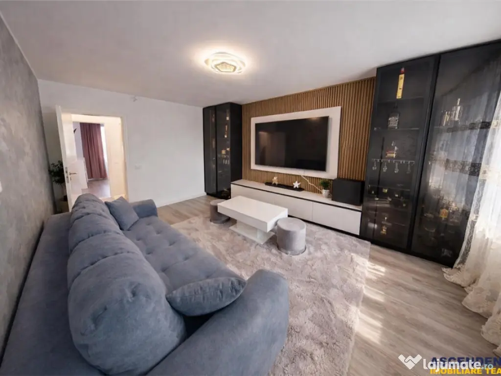 Apartament 2 camere decomandat, luminos, vedere pe 2 parti, 