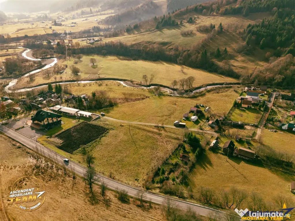 FILM! Teren cu potential, 3.100 mp, langa drumul principal, 