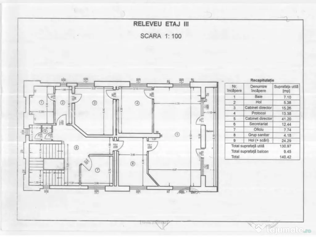 FRATII GOLESTI | Clădire P+3+M, 928 mp, teren 1.996 mp, des 