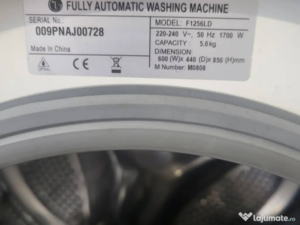Masina de spalat LG F1256LD 