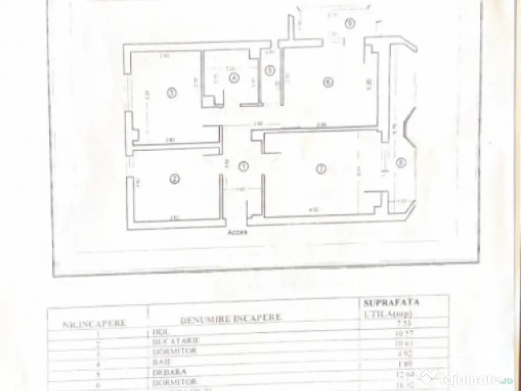 Apartament 3 camere decomandat | 75 mp | Liniște și confor 
