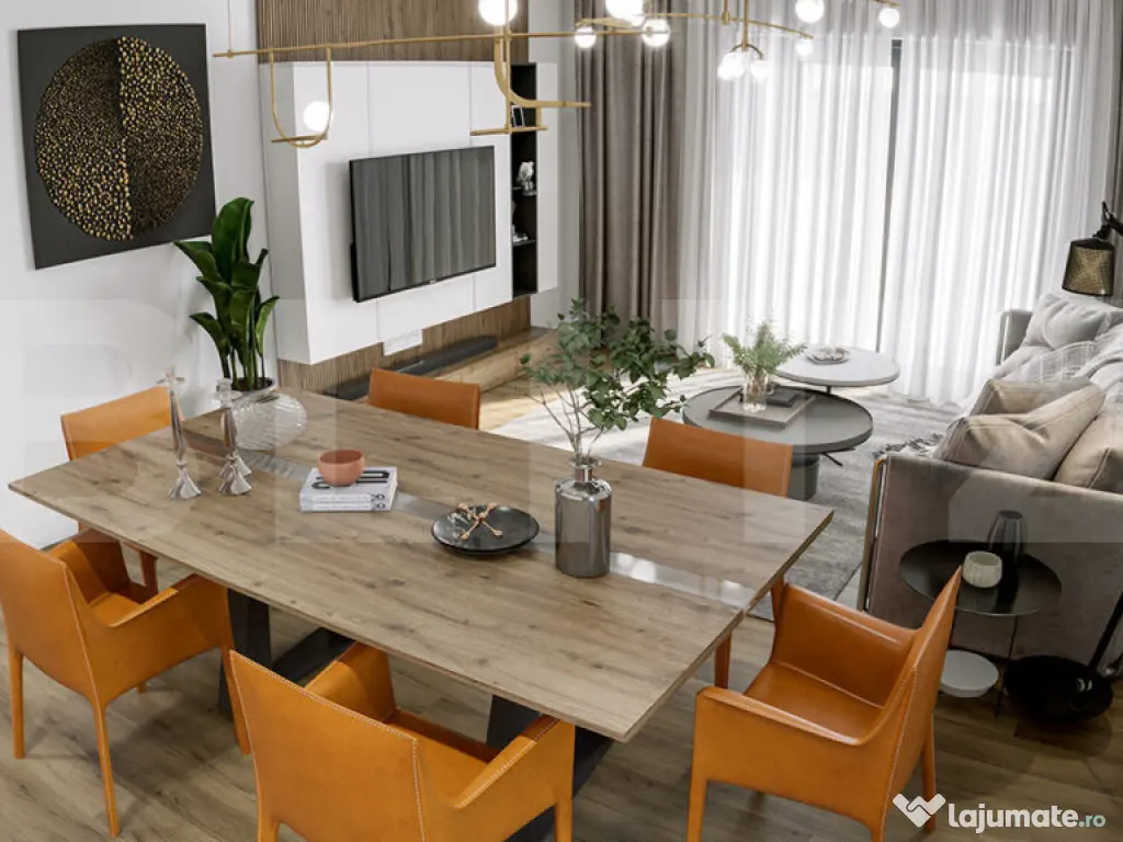 Apartamente spațiose, orientare sudică, finisat la cheie 