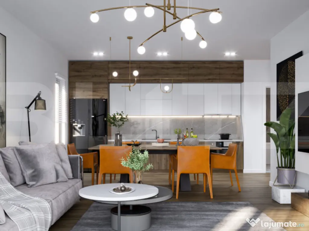 Apartamente spațiose, orientare sudică, finisat la cheie 