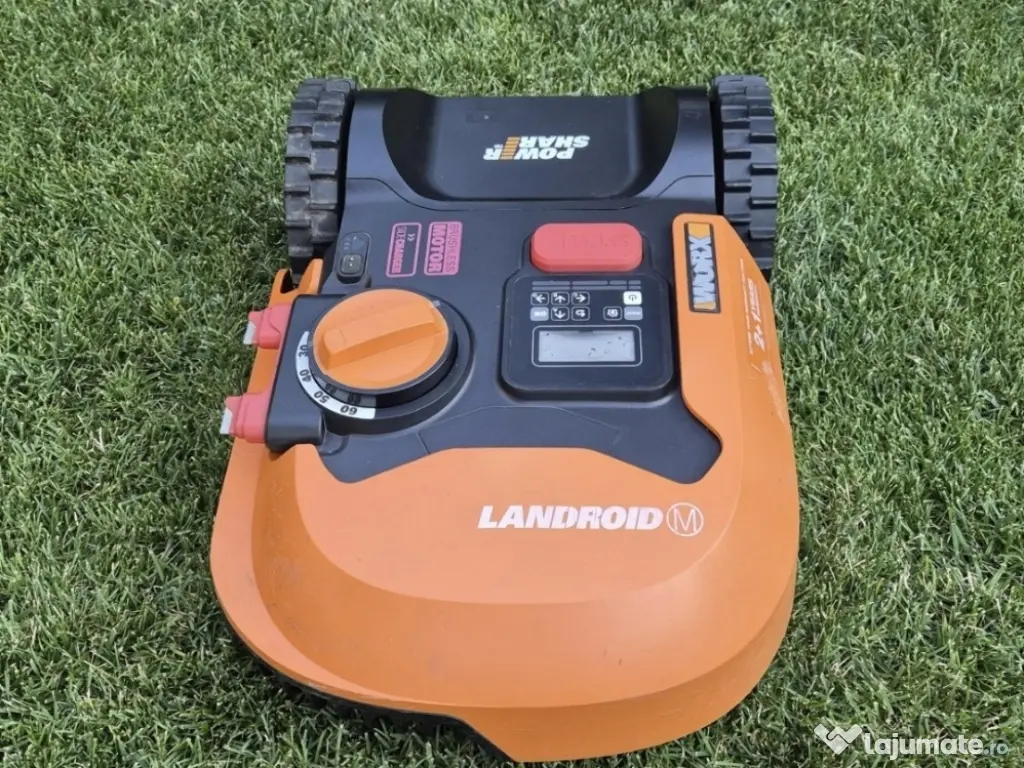 Robot tuns gazon/iarba Worx Landroid M700 20V cu baterie dublă