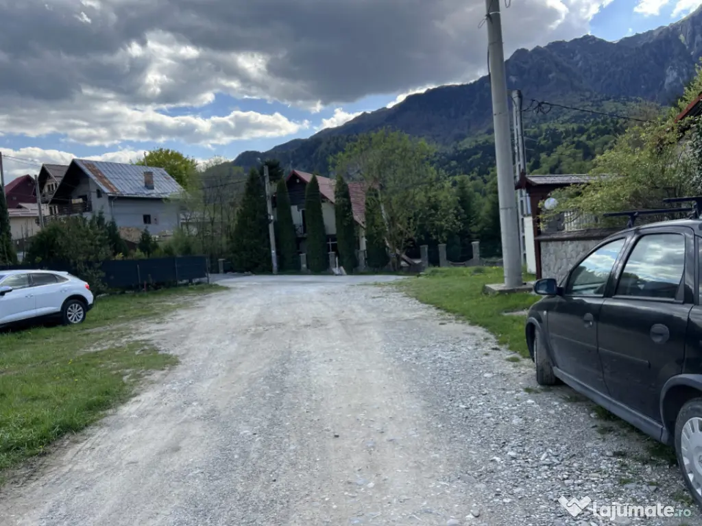 Teren 1407 mp Poiana Tapului. Vedere Bucegi .Tripla Deschide 