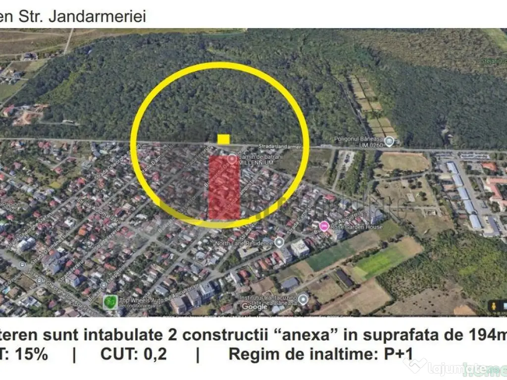 Teren padure Baneasa Jandarmeriei 