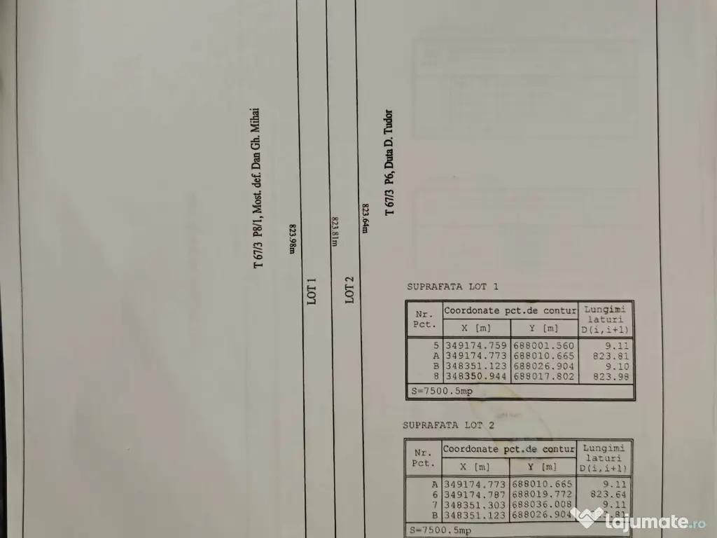 Teren Agricol Slobozia 7500mp Lotizat prin expertiză tehnică 