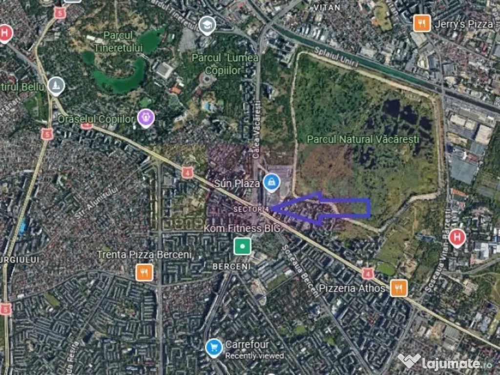 Teren intravilan 210 mp, Metrou Piata Sudului - SUN PLAZA 