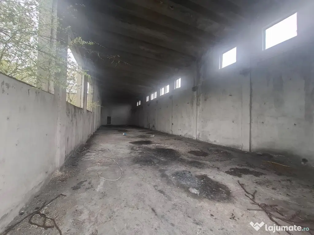 Vand hala plus teren 8000 mp intravilan zona combinat Vladimirescu 