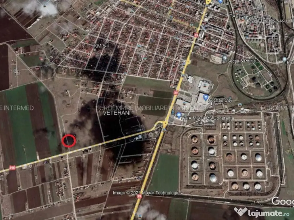 Teren de vanzare in Constanta, Km 5 Veterani - 500 mp 