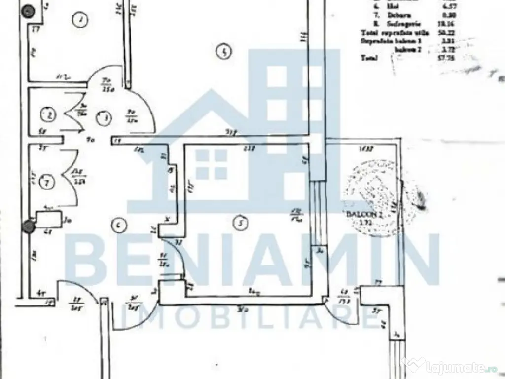 Apartament-Doua-Camere-Decomandat-1Mai-Etaj 2 