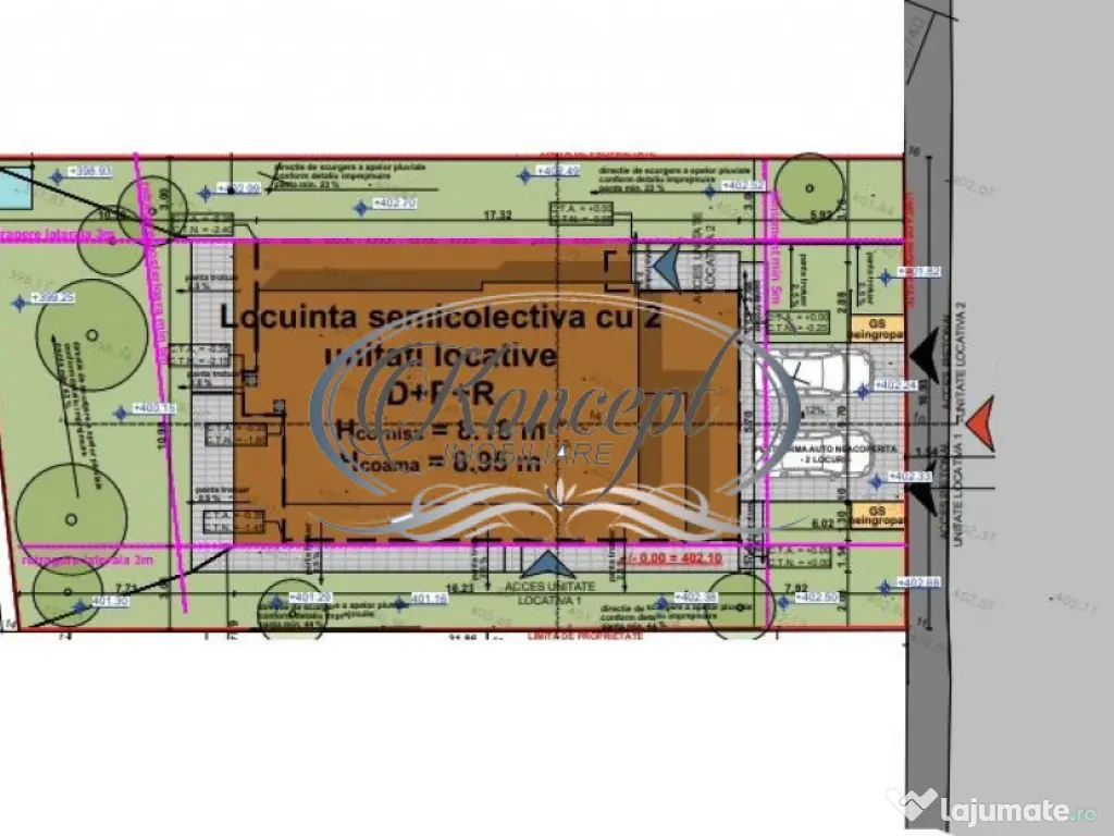 Teren cu autorizatie de construire in Voronet 