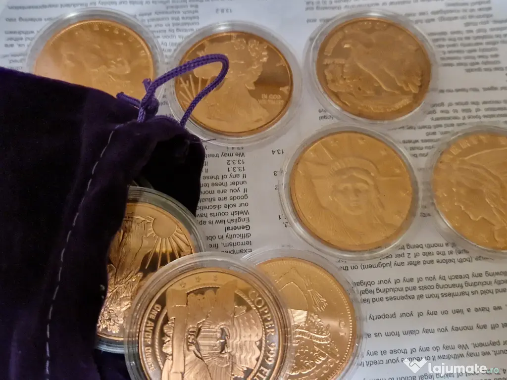 Lingou Cupru 1 kg, Monede Cupru 999 