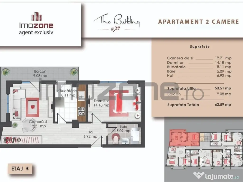 Prel. Ghencea-2 camere, dec, bloc finalizat, mutare rapida 