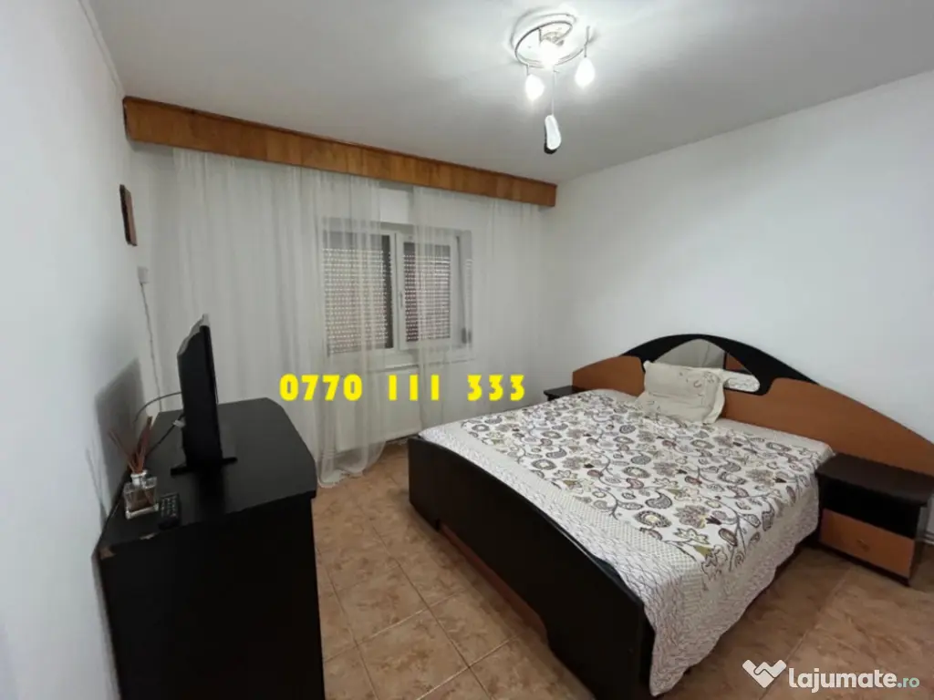 Apartament 3 camere confort 1 decomandat Calarasi 4, mobilat