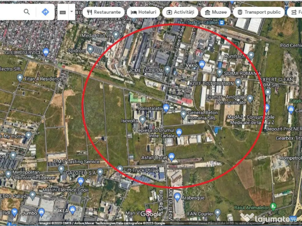 Teren Theodor Pallady zona Drumul intre tarlale 42000 Mp New