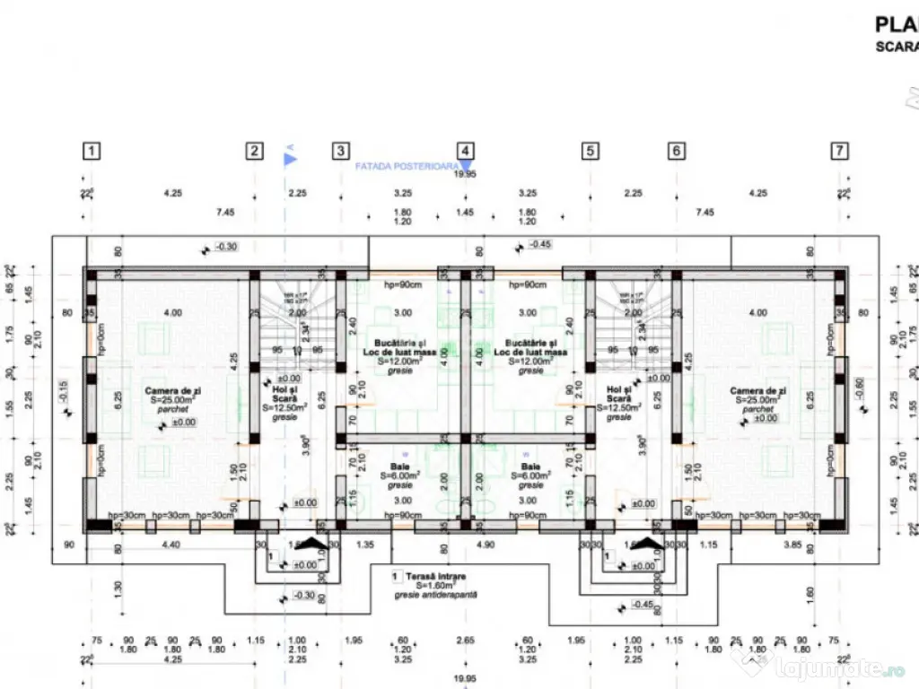 Casa de vanzare cu 4 camere, situata intre case, zona Popas