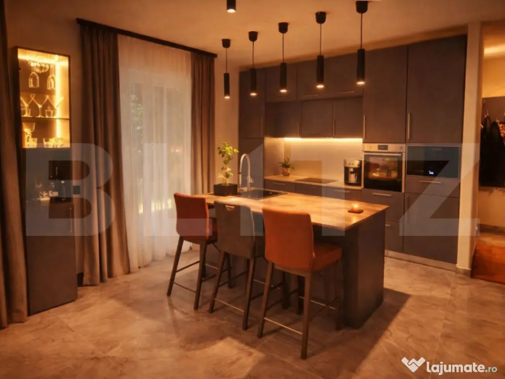 Apartament lux, 56mp, gradina, zona Tauti!