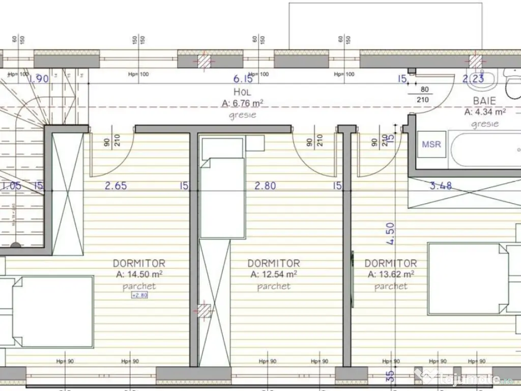 Comision 0%! Apartament in vila, 4 camere, 92 mp, gradina de