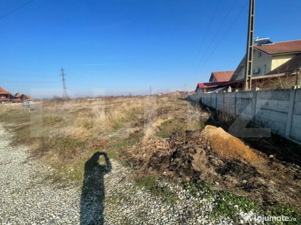 Teren intravilan cu o deschidere de 24ml, cu acces din DN 66